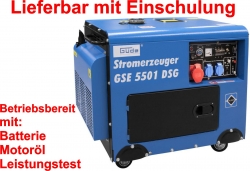 Gde Stromaggregat GSE 5501 DSG mit Elektrostart