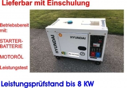 Hyundai Notstromaggregat, Silent Diesel, 7,9KvA