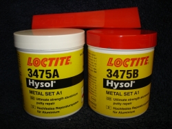 Loctite Flssigmetall Paste 3475A+B, 500g f. ALU